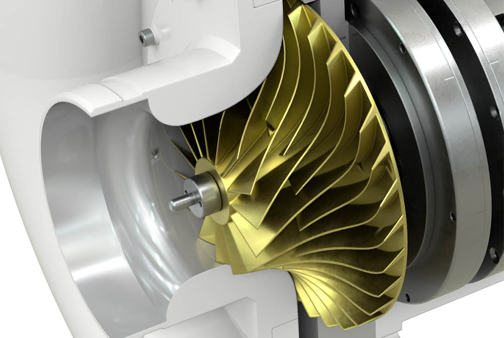 HSV high-speed vacuum pump - impeller
