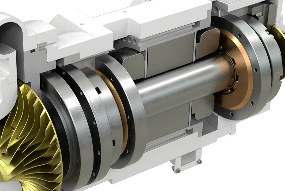 HSV high-speed vacuum pump - magnetic bearing hotspot