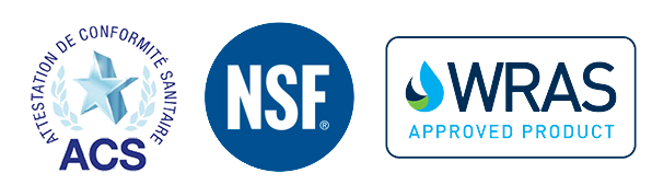 Drinking water certificates_ACS, NSF and WRAS water certificates