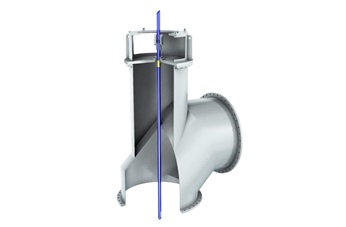 Below ground discharge head