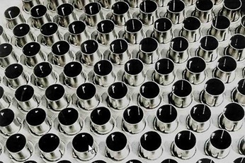 Tube inserts of a falling film evaporator
