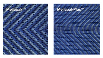 Element interphase of Mellapak and MellapakPlus