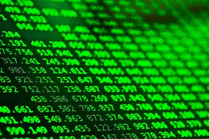 Numbers on screen