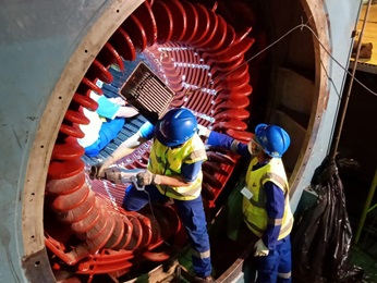 Large equipment repairs sulzer engineers
