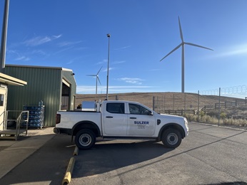 Up tower support for wind