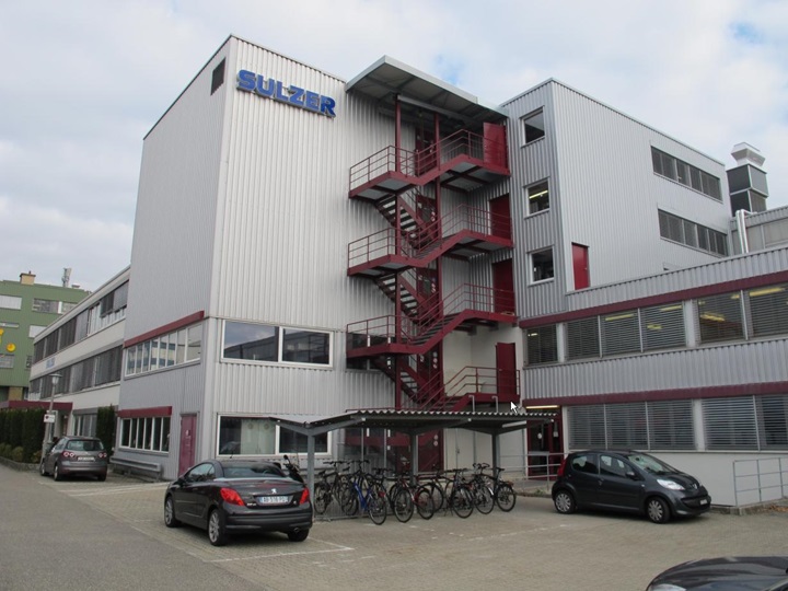 Sulzer test center in Allschwil, Switzerland