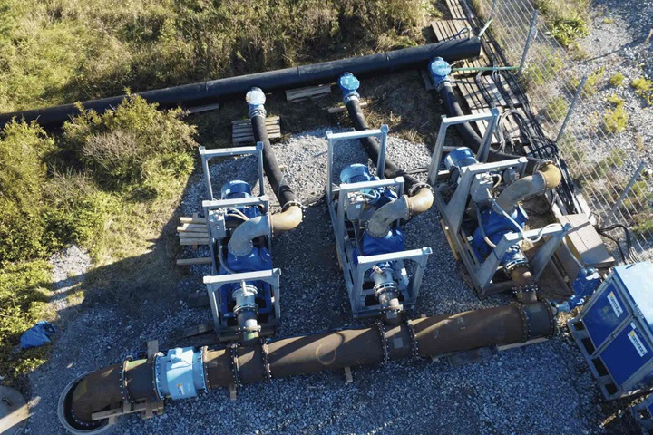Bypass pumping execution at a site