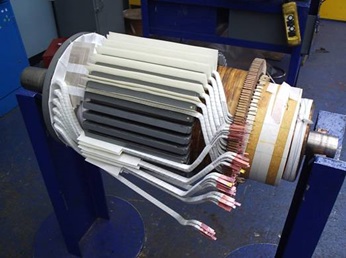 We manufacture armature coils in house