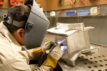 Welding is part of the repair process