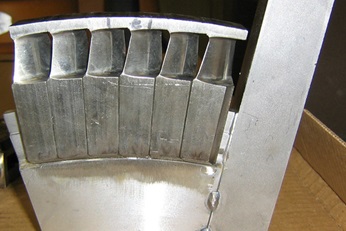 Laser-welded turbine components have better erosion resistance