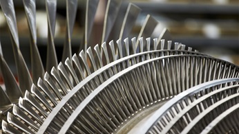 steam turbines compressors close up