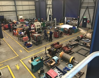 Inside Melbourne service center aerial.
