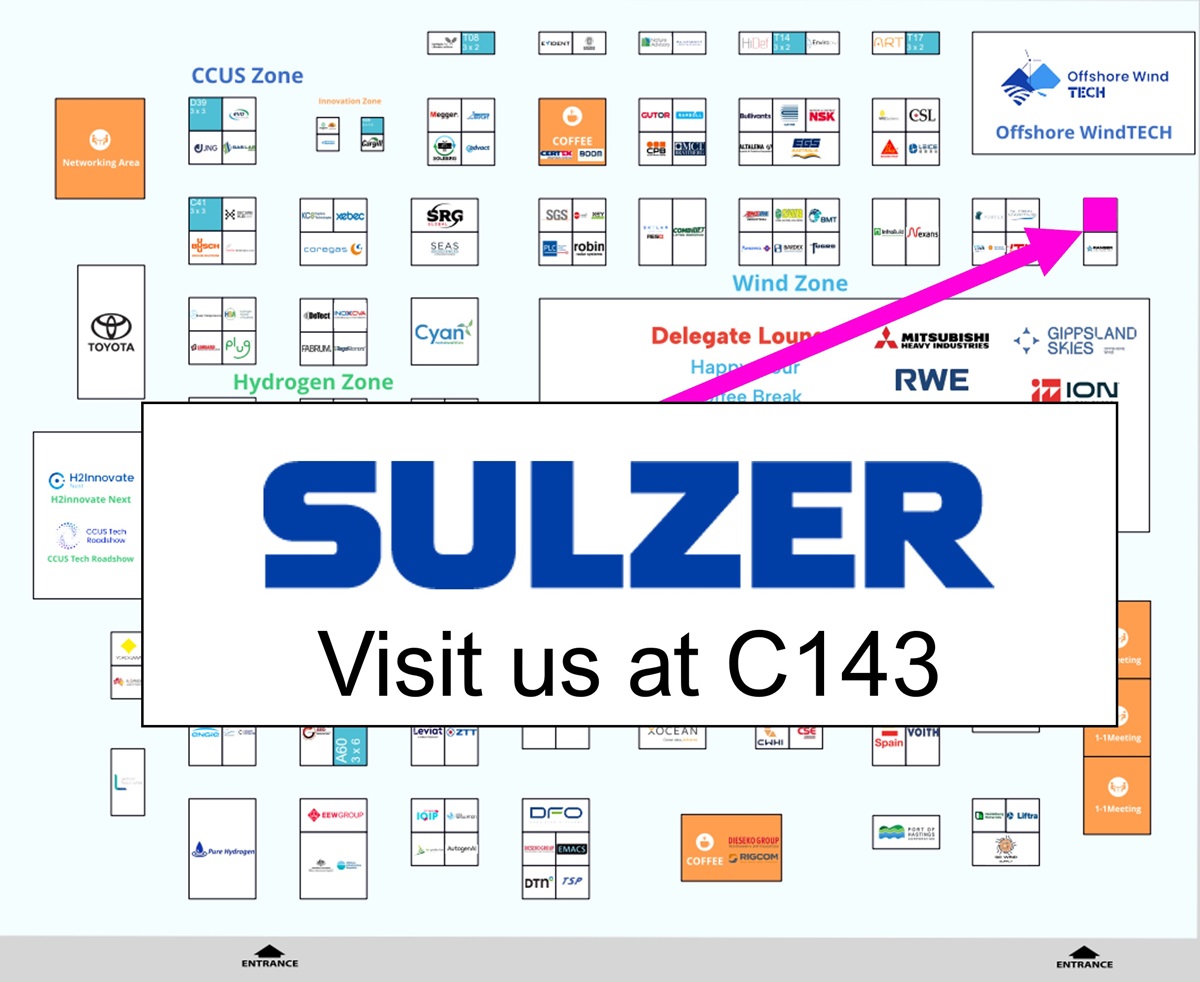Sulzer at AU Wind Energy 2025