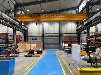 Inside the Suzhou service center.