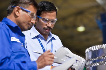 Sulzer engineers at work