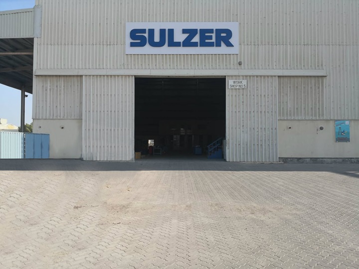 The Abu Dhabi service center.