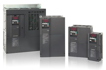 Optimized for energy saving and automation, variable speed drive and variable frequency drive inverter products from Mitsubishi Electric 