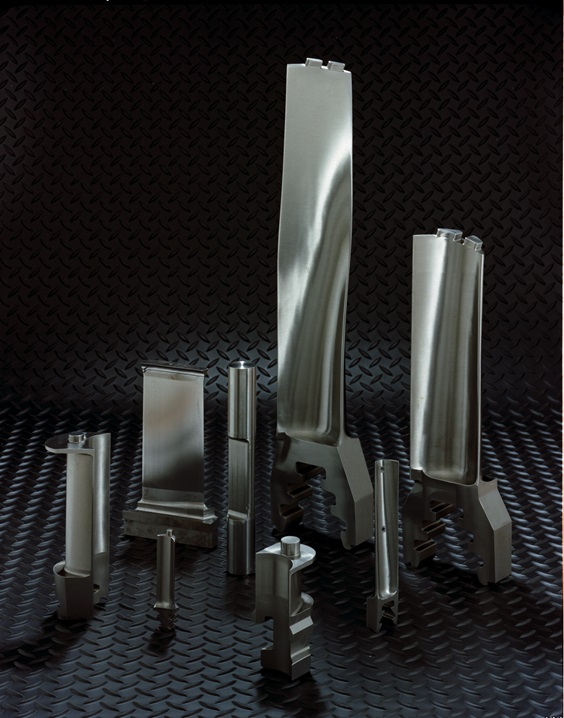 Steam turbine blade parts supply by Sulzer