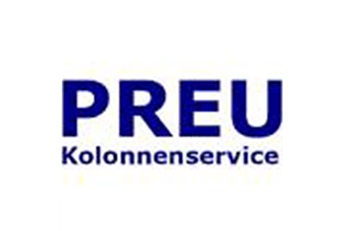 Logo of PREU Kolonnenservice company, now belonging to Sulzer