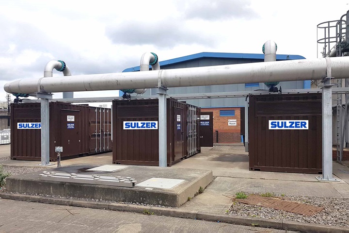 Three HST 30 blowers supplied in containers