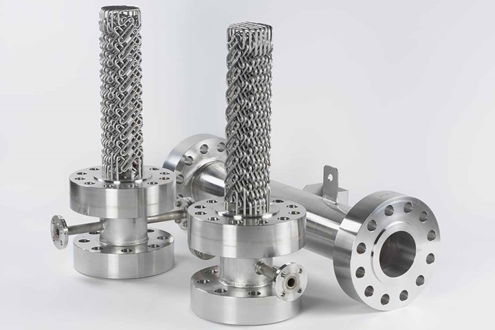 Parts of MR™ heat exchanger for high-viscosity fluids like polymer melts