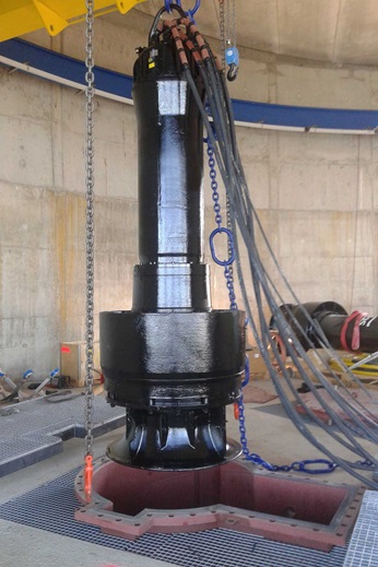 Submersible mixed-flow column type ABS AFL/AFLX pumps