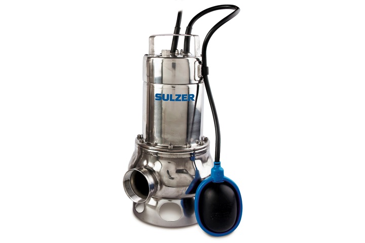 The light drainage pump type ABS IP 900 is a stainless steel pump suitable for aggressive media