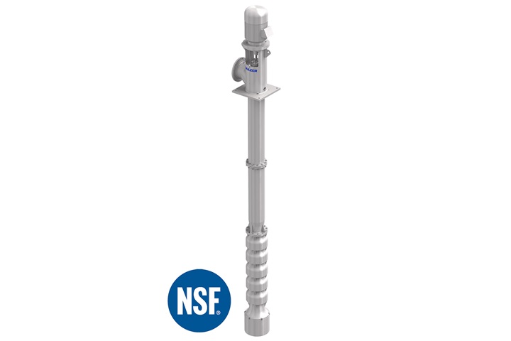 The JTS vertical turbine pumps are certified with the NSF /ANSI 61 certification