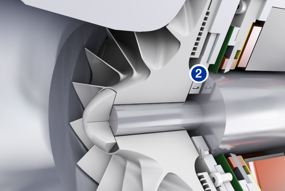 HST Turbocompressor - Touch down bearing