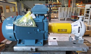 SNS pump ready to be dispatched to calcium mine for dewatering process