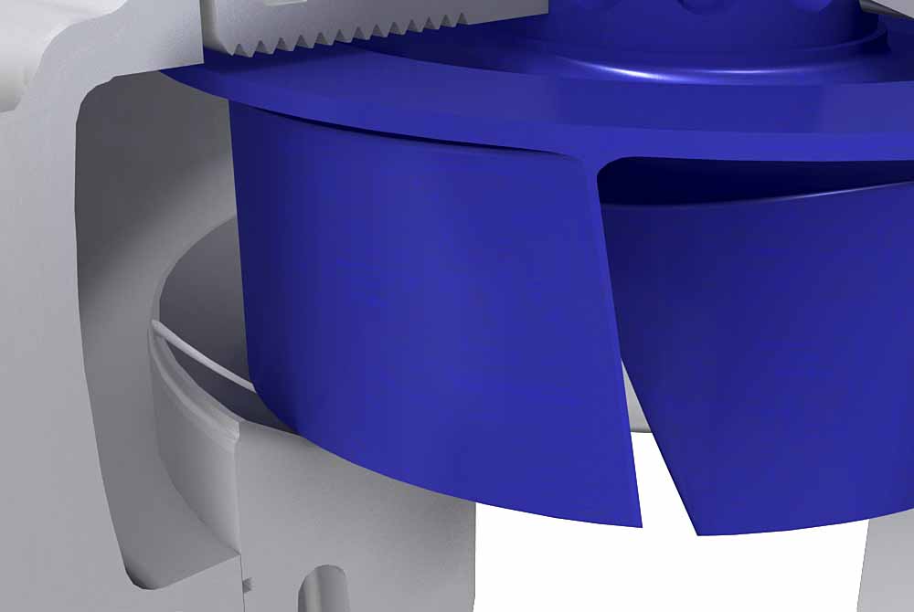 Contrablock Plus impellers of sewage pump