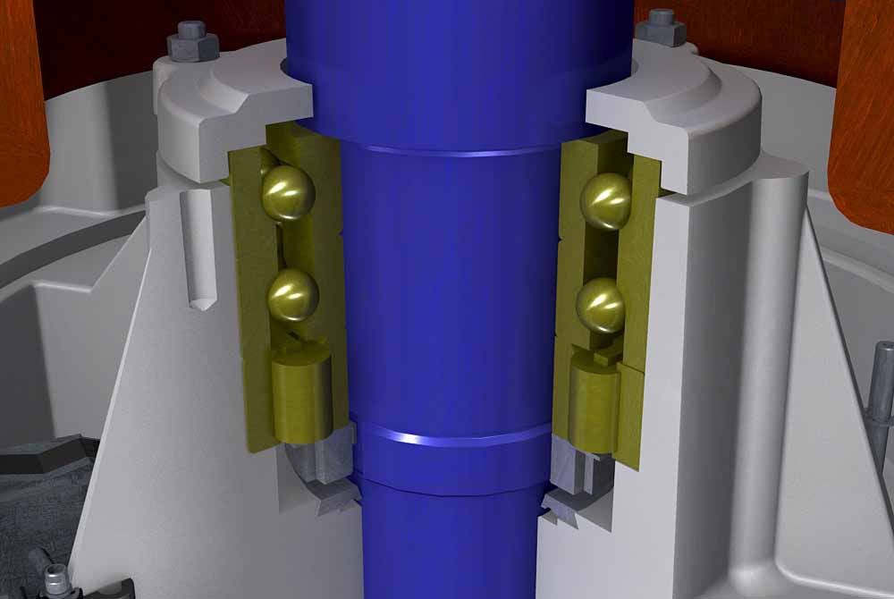 Heavy-duty bearing of submersible pump XFP