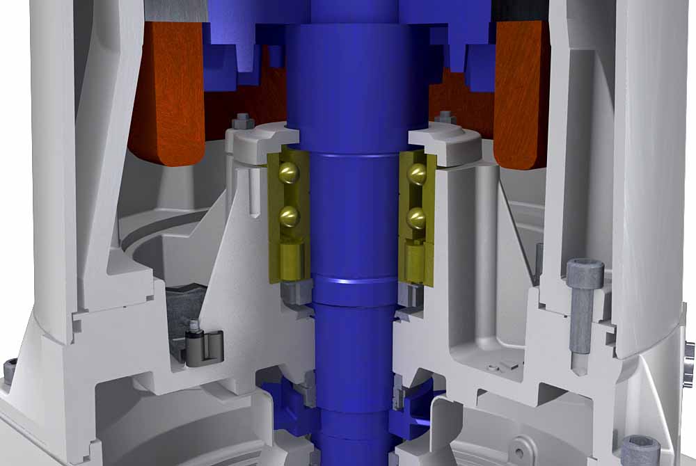 Heavy-duty stainless steel shaft of submersible sewage pump