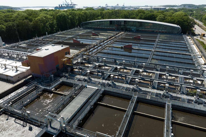 The Gryyab wastewater treatment plant  in Sweden