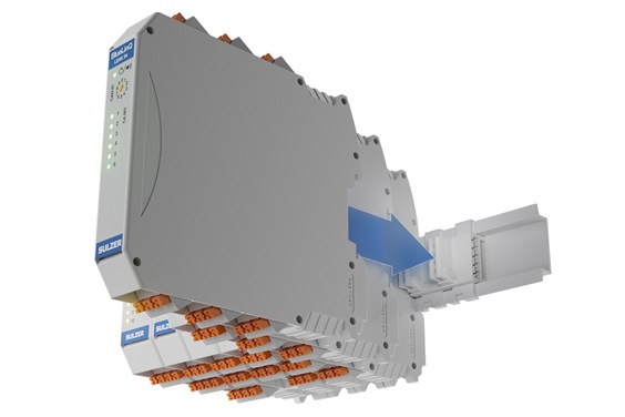 Compact size and streamlined installation on standard DIN rail.