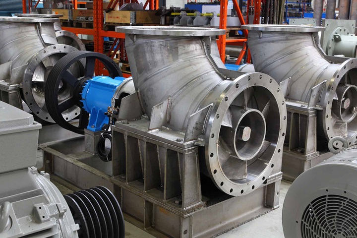 Axial flow pumps