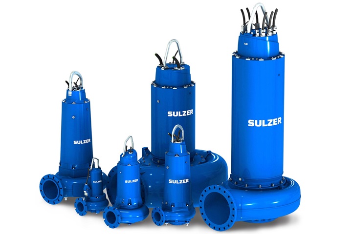 Submersible sewage pumps type ABS XFP with a Premium Efficiency motor and the unique Contrablock Plus impellers