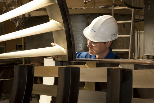 On-site repair of a gas turbine