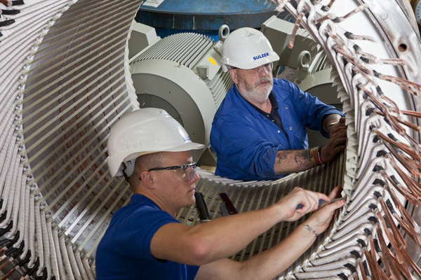 Sulzer provides comprehensive motor services