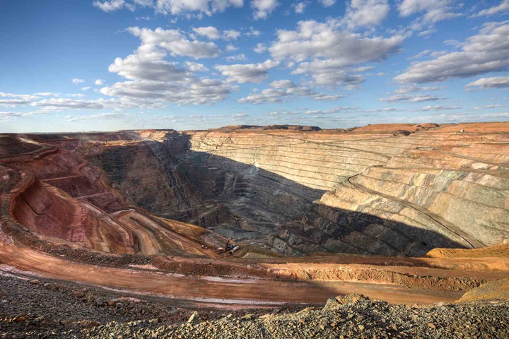 Open Pit Gold Mine in Kalgorlie