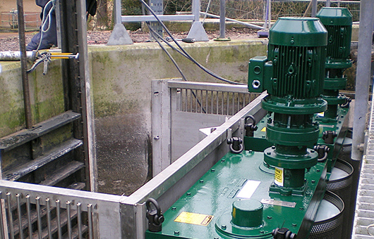 The Moygashel wastewater treatment facility installed a CDD Channel Monster