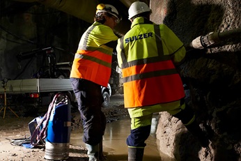 Dewatering installation with Sulzer XJ drainage pump
