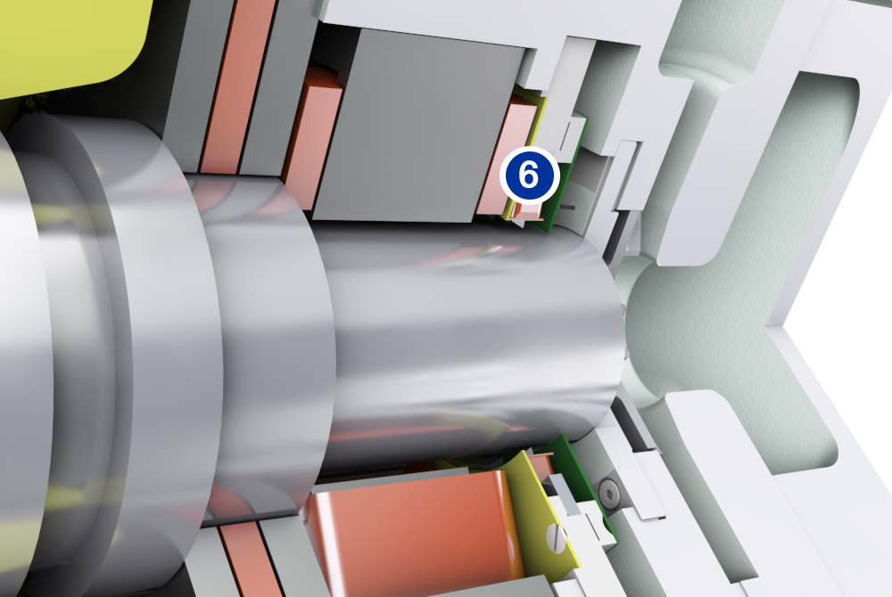 HST turbocompressor - Position sensor N-end