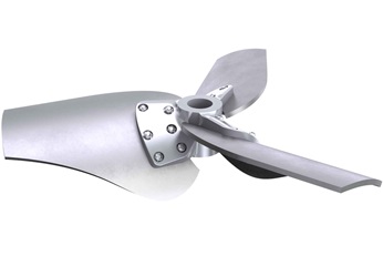 The high-efficiency SHP1 propellers achieve substantial energy savings and a high heat transfer rate.