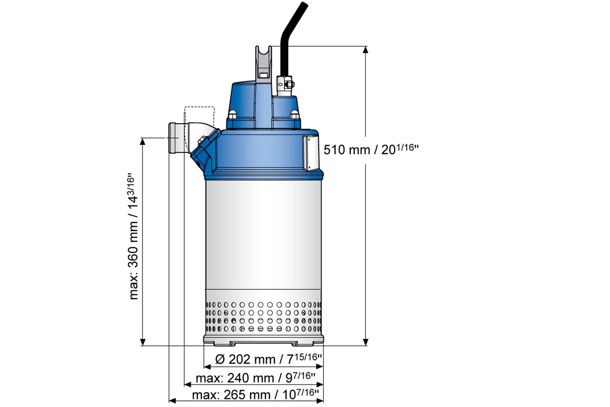 Zatapialna Pompa Odwodnieniowa Typu J 15 Sulzer