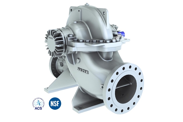 SMD potable water treatment pump with drinking water certificates - standard version