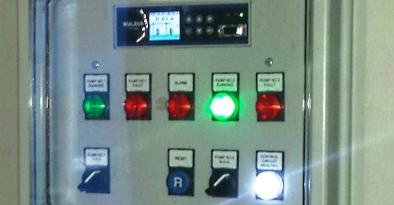 Power distribution control panel