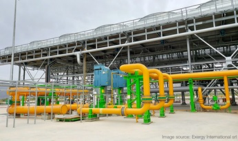 feedwater pump installed in geothermal power plant in Turkey