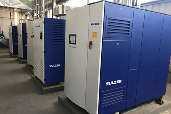 The six HSTs in the compressor room